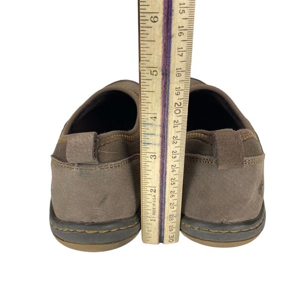 B.O.C by Born Concept Sneakers Mens 7M Brown Leather Comfort Round Toe Slip On - Picture 7 of 11